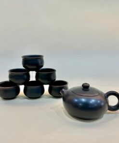 Bộ ấm chén tây thi tử sa nê hưng thủ công nắp khít 230ml BAT233