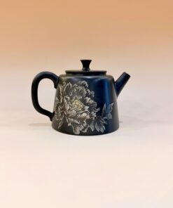 Ấm Nê Hưng Đức Trung Vẽ Hoa 300ml AKC227