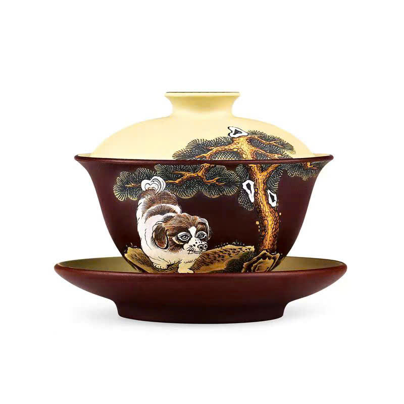 Tiềm Trà Tử Sa Đất Cũ Đáy Tào Thanh 12 Con Giáp 200ml AS120 - Ảnh 9