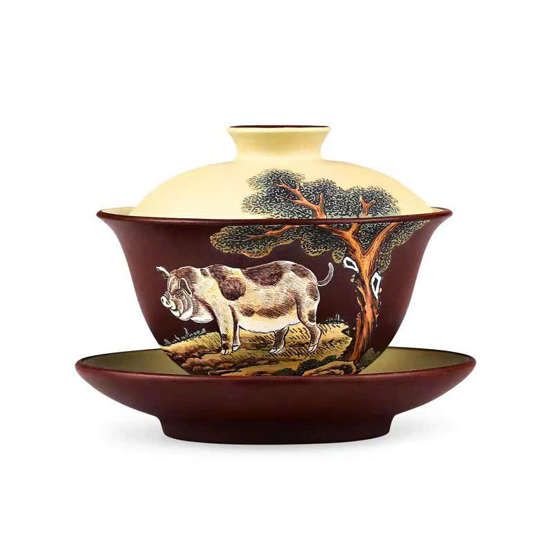 Tiềm Trà Tử Sa Đất Cũ Đáy Tào Thanh 12 Con Giáp 200ml AS120 - Ảnh 10