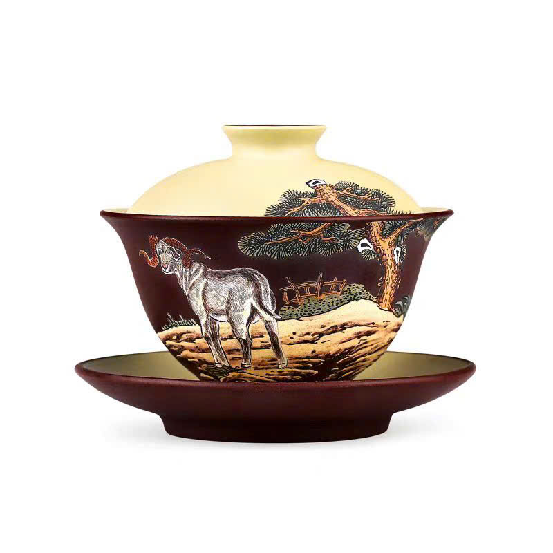 Tiềm Trà Tử Sa Đất Cũ Đáy Tào Thanh 12 Con Giáp 200ml AS120 - Ảnh 7