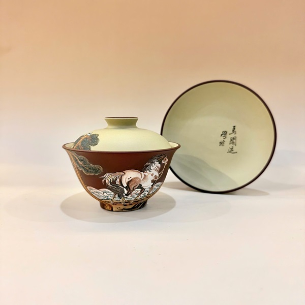 Tiềm Trà Tử Sa Đất Cũ Đáy Tào Thanh 12 Con Giáp - Ngọ 200ml AS120-7 - Ảnh 2