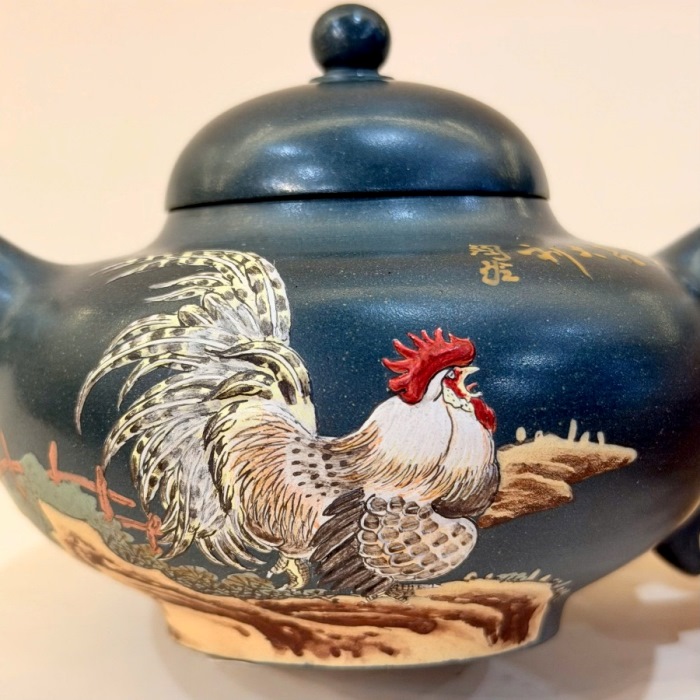 Ấm Tử Sa Lục Nê Đất Cũ Dáng Chuyết Chỉ Đại Cát Đại Lợi 200ml ATS612 - Ảnh 5