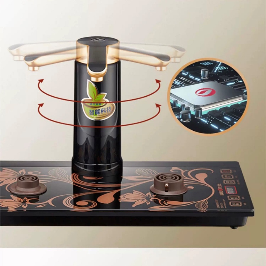 Bếp Trà Điện Kamjove Inox Đen Tích Hợp 2 Siêu Đun Trà K905 - Ảnh 3