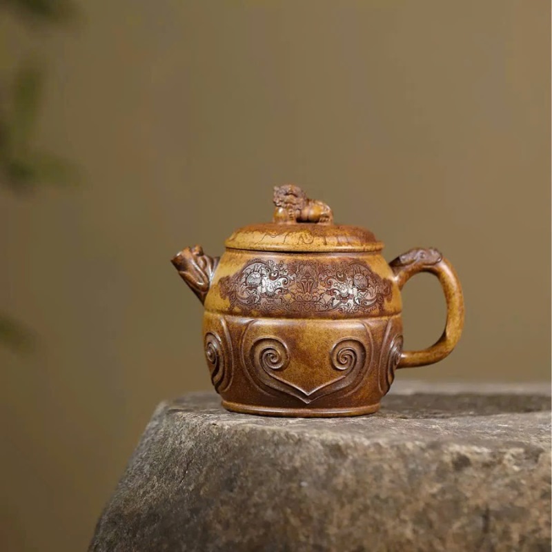 Ấm tử sa đức trung hỏa biến 400ml ATSM16