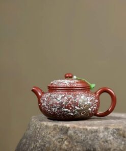 Ấm tử sa tử nê biển phúc họa bạch tùng 260ml ATSM17