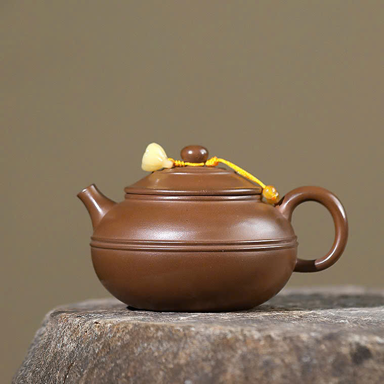 Ấm Trà Tử Sa Nghi Hưng Đáy Tào Thanh Văn Đán Trơn 200ml ATSM57