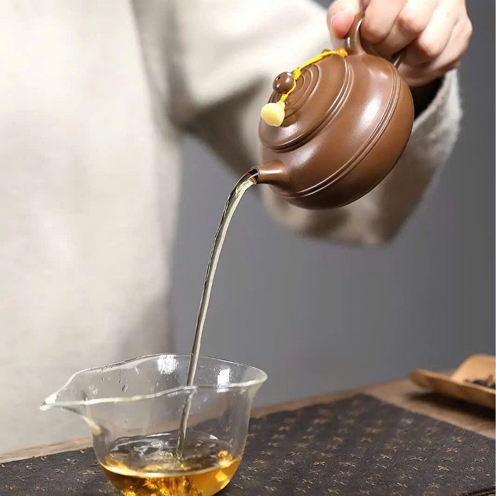 Ấm Trà Tử Sa Nghi Hưng Đáy Tào Thanh Văn Đán Trơn 200ml ATSM57 - Ảnh 4