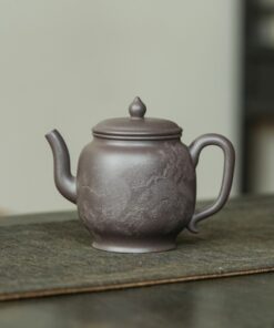 Ấm Tử Sa Thanh Khôi Nê Đất Cũ Dáng Phan Hồ Sóc Tùng 250ml ATS93