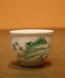Chén Sứ Cảnh Đức Vẽ Tay Của Cải 150ml CS127