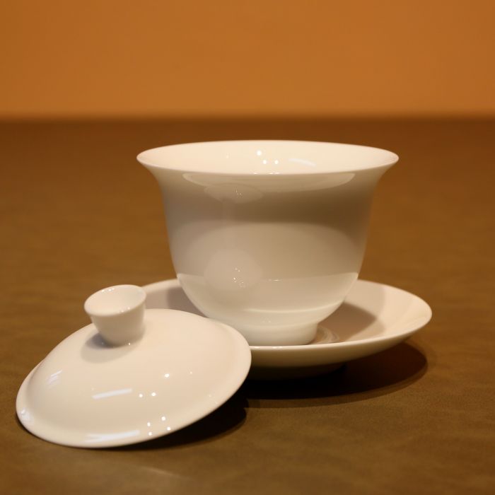 Tiềm Trà Sứ Bạch Định Trơn 200ml AS91 - Ảnh 2