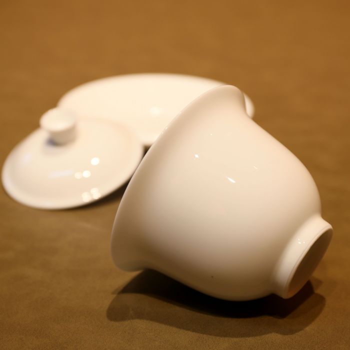 Tiềm Trà Sứ Bạch Định Trơn 200ml AS91 - Ảnh 3