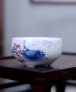 Chén Sứ Cảnh Đức Họa Thuyền CS121