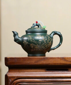 Ấm Tử Sa Lục Nê Tiêu Anh Trúc Đoạn 410m ATSM21