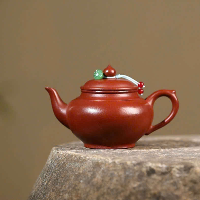 Ấm Tử Sa Chu Nê Tiêu Anh Trơn 190ml ATSM26