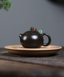 Ấm Tử Sa Hắc Nê Tây Thi Trơn 100ml ATSM28