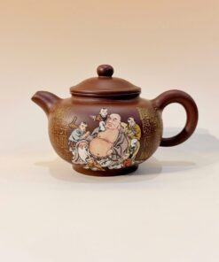 Ấm tử sa đất cũ đáy tào thanh chuyết chỉ ngũ phúc 250ml ATS615