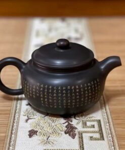 Bộ Ấm Trà Biển Phúc Nê Hưng 6 Chén Bát Nhã Tâm Kinh 300ml BAT33-2