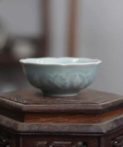 Chén Sứ Men Ngọc Hoa Mẫu Đơn 50ml CS104 