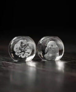 Gác nắp ấm thuỷ tinh tròn DC102