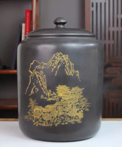 Hũ đựng bánh trà phổ nhĩ tròn cỡ lớn để được nhiều bánh HT50