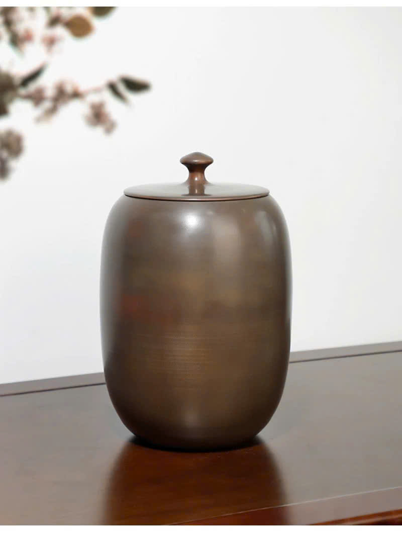 Hũ bảo quản trà lên men tử sa nê hưng hỏa biến mai lan cúc trúc cỡ lớn HT96 - Ảnh 2