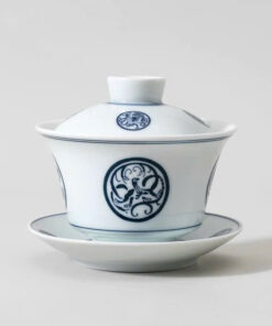 Tiềm Chén Khải Sứ Cảnh Đức Trắng Vẽ Tứ Linh 200ml AS141