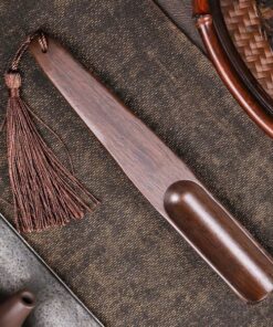 Xúc Trà Gỗ Gụ Cán Dài 17cm XT17