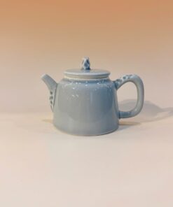 Ấm trà sứ pha trà dáng đức trung bạch định giá rẻ AS13