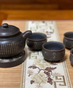 Bộ Ấm Trà Biển Phúc Nê Hưng 6 Chén Bát Nhã Tâm Kinh 300ml BAT33-2