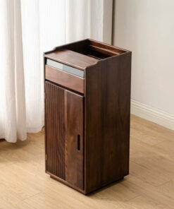 Bàn Trà Di Động Gỗ Óc Chó Cao 90x40x41cm BT25