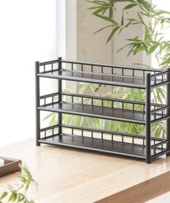 Kệ Bày Dụng Cụ Trà Tre 3 Tầng 50x15.8x32cm KG14