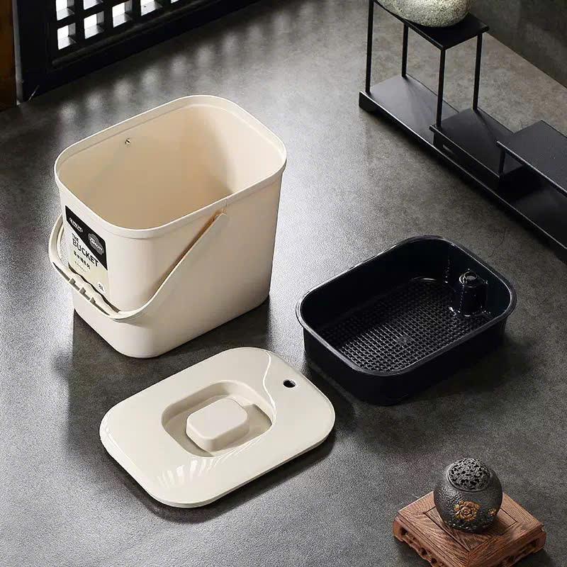 Thùng tích thủy bã trà nhựa cao cấp dáng cao – PK16 - Ảnh 2