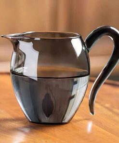 Chén Tống Thuỷ Tinh Dáng Cao Đen 300ml CT04