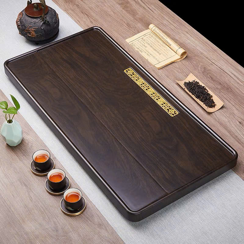 Khay Tra Van Go Gu Mat Bakelite Thanh Dong Co Lon 80404cm KTG48
