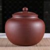 Hũ Đựng Trà Tử Sa Chu Nê Dáng Đại Bụng Tướng Quân 2L HT108-109