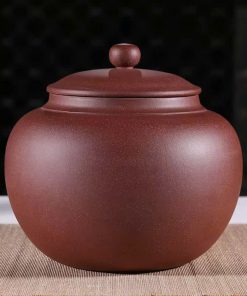 Hũ Đựng Trà Tử Sa Chu Nê Dáng Đại Bụng Tướng Quân 2L HT108-109