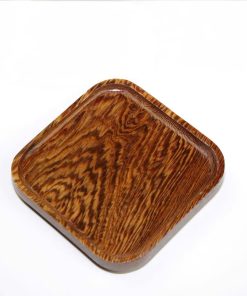 Lót chén gỗ cánh gà vuông 7x7cm LC27