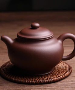 Ấm Tử Sa Đất Cũ Đáy Tào Thanh Chuyết Chỉ Trơn 280ml ATS514