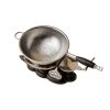 Lọc Trà Titan Có Đế Kê Gỗ Dáng Tròn Cao 6.5x14.5x6cm LT18